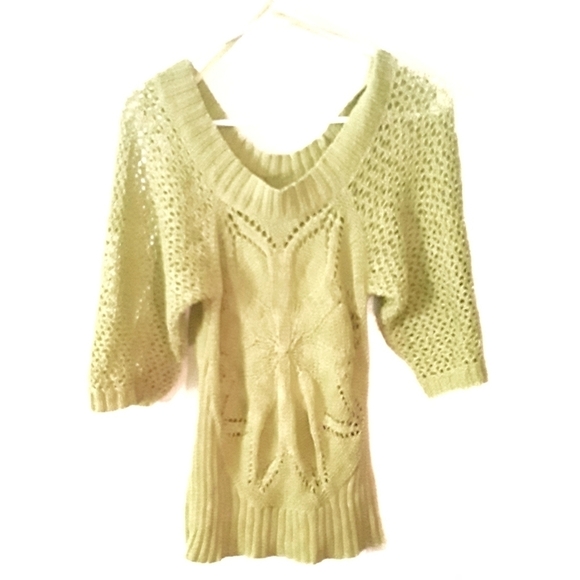 Arden B. Neon Green Sweater - Picture 1 of 6